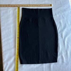 bebe Black High-Rise Pencil Skirt